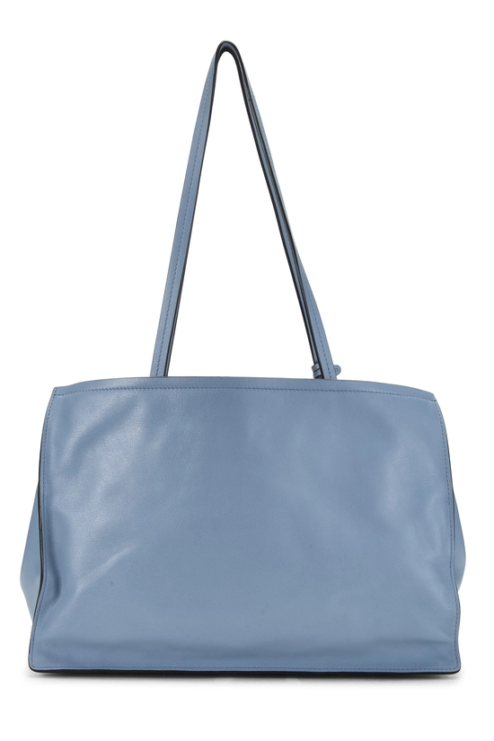 Blue Calfskin Leather Etiquette Bag, , large image number 3