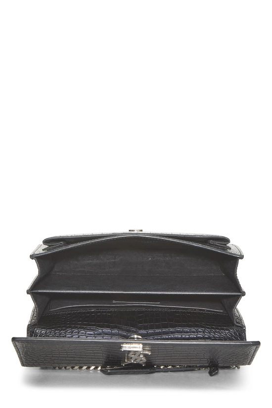 Black Embossed Leather Sunset Medium, , large image number 5