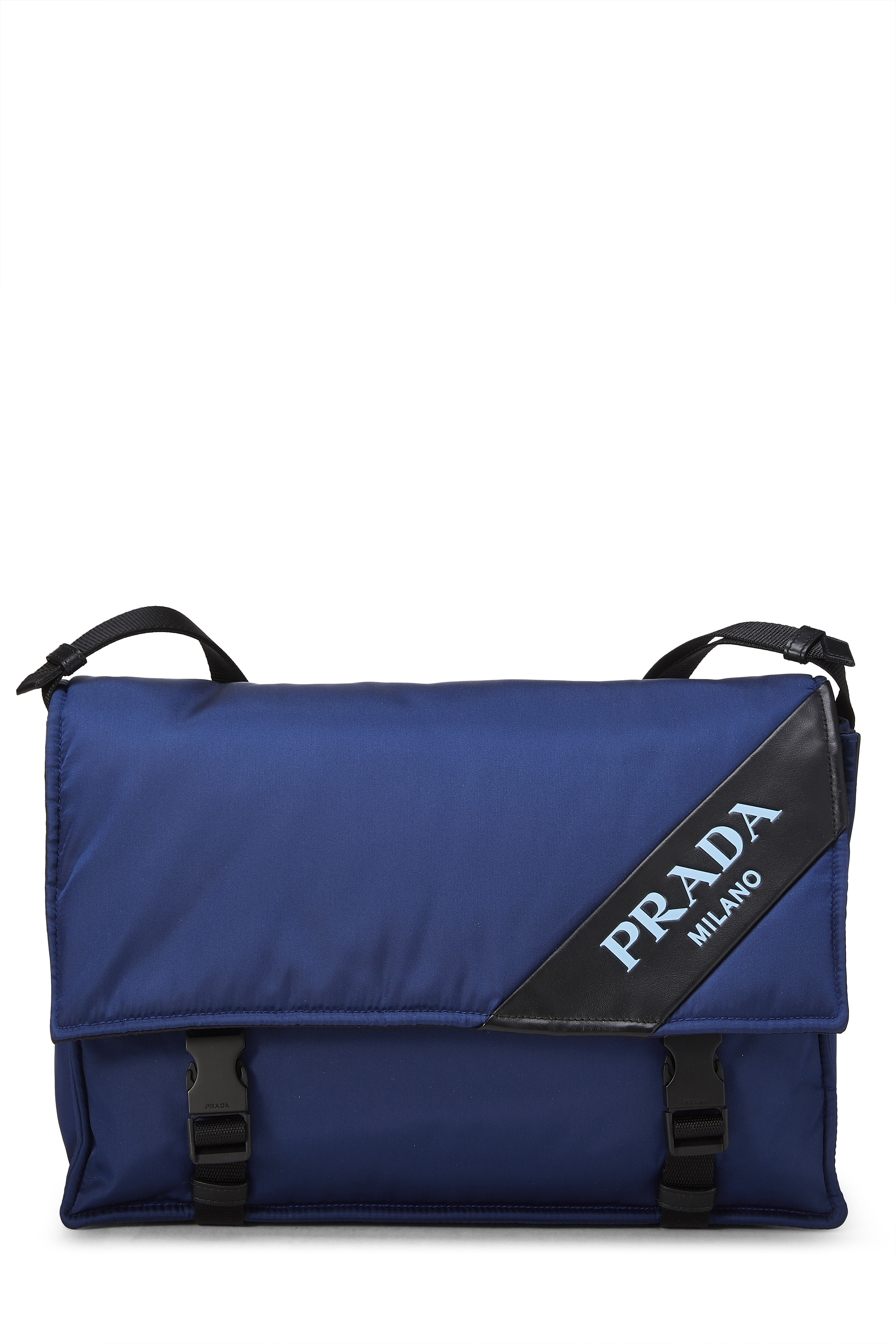 prada blue nylon bag