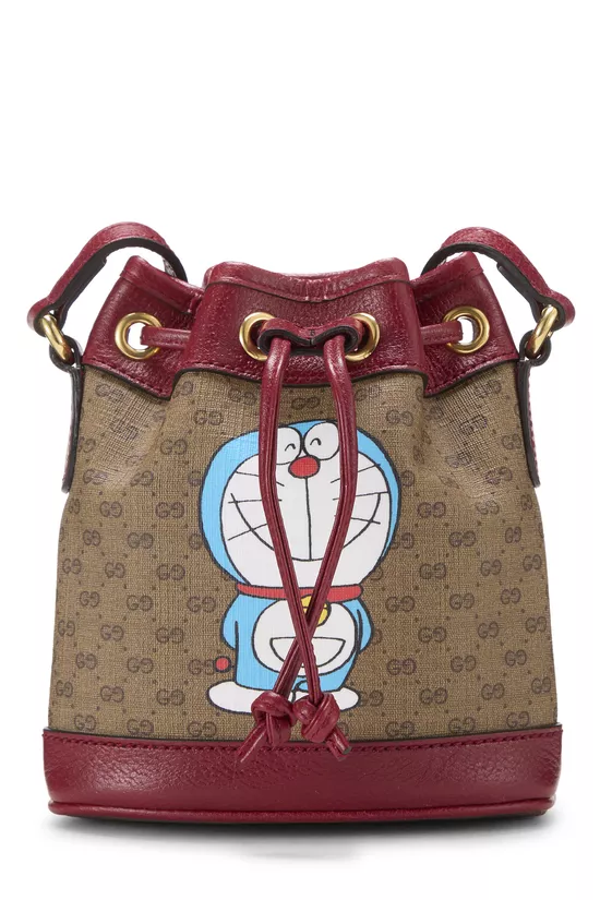 Doraemon x Gucci Coated Canvas Bucket Bag Mini, , large image number 0