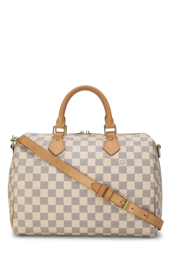 Damier Azur Speedy Bandouliere 30, , large image number 3