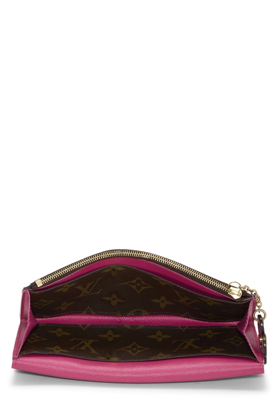 Pink Monogram Canvas Blooming Flowers Emilie Wallet, , large image number 3