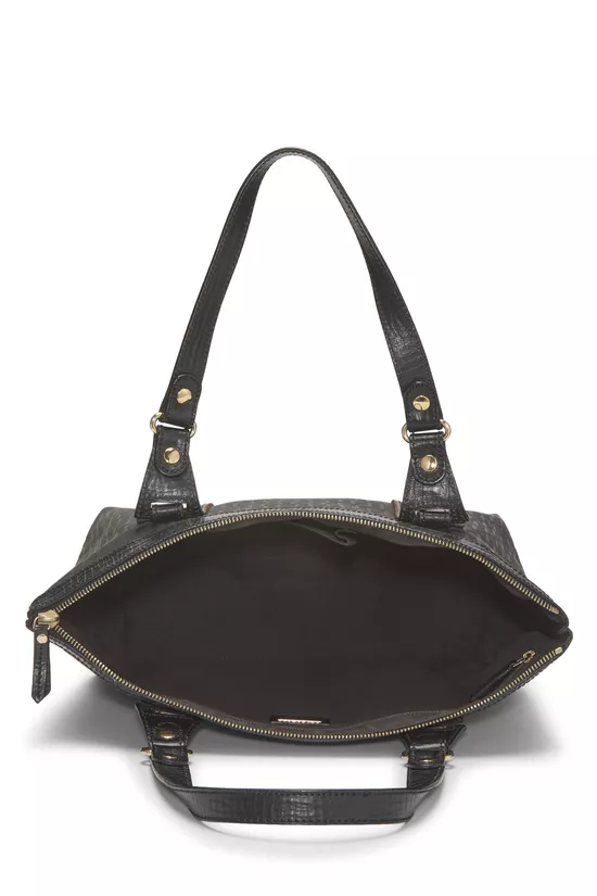 Black Zucchino Canvas Tote Medium, , large image number 5