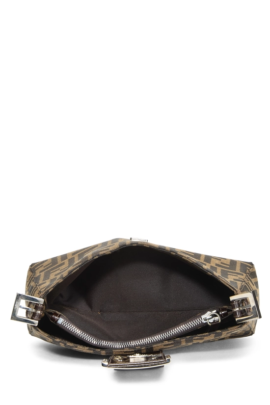 Brown Zucca Canvas Shoulder Bag, , large image number 5