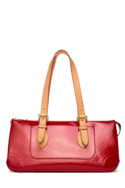 Louis Vuitton Red Monogram Vernis Rosewood Avenue