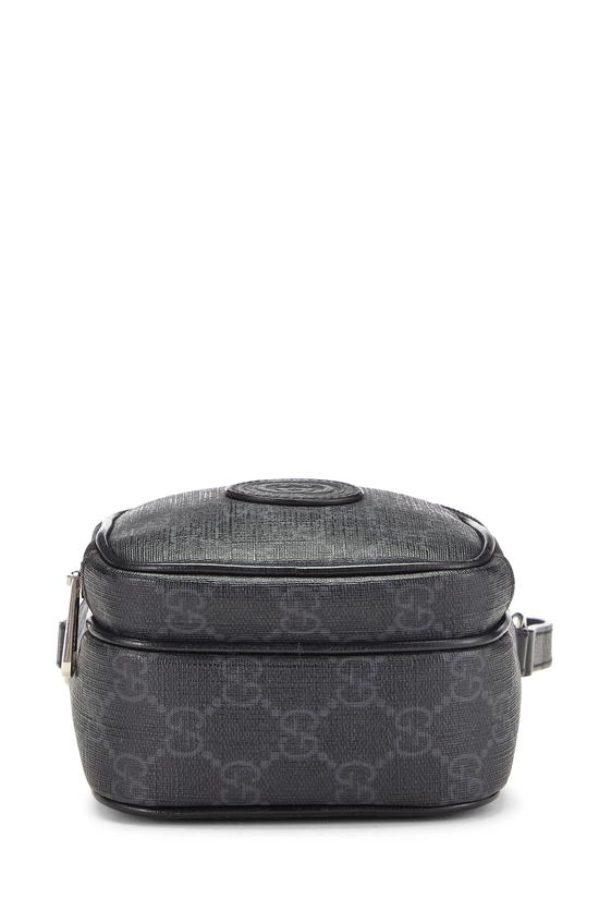 Black GG Supreme Canvas Interlocking GG Crossbody Mini, , large image number 4