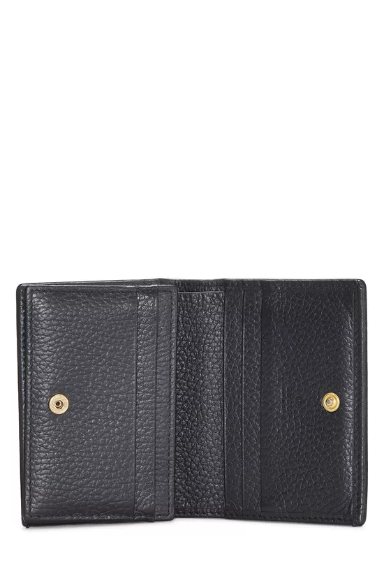 Black Leather GG Card Case, , large image number 3