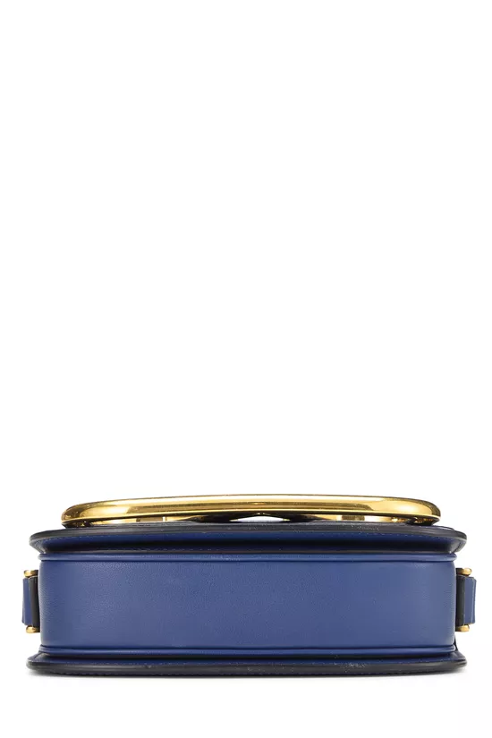 Blue Calfskin Supervee Crossbody Small, , large image number 4