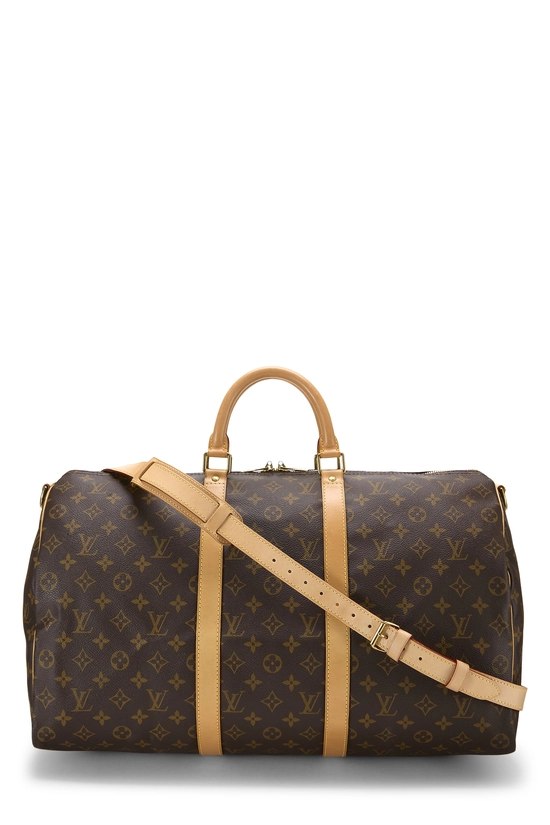 Monogram Canvas Keepall Bandouliere 50, , large image number 0