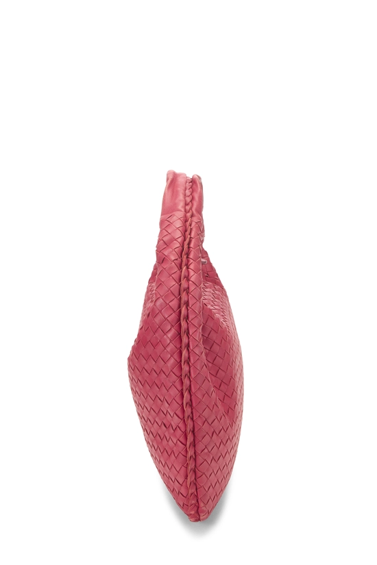 Pink Intrecciato Veneta Hobo Medium, , large image number 2