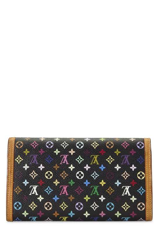 Takashi Murakami x Louis Vuitton Black Monogram Multicolore International, , large image number 2
