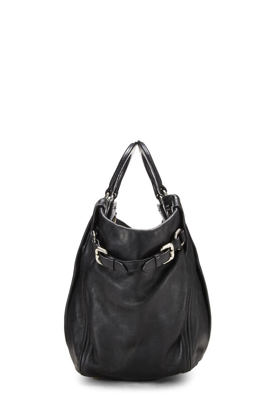 Black Calfskin Convertible Handbag, , large image number 4