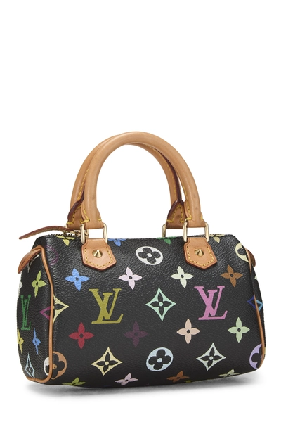 Takashi Murakami x Louis Vuitton Black Monogram Multicolore HL Speedy Mini, , large