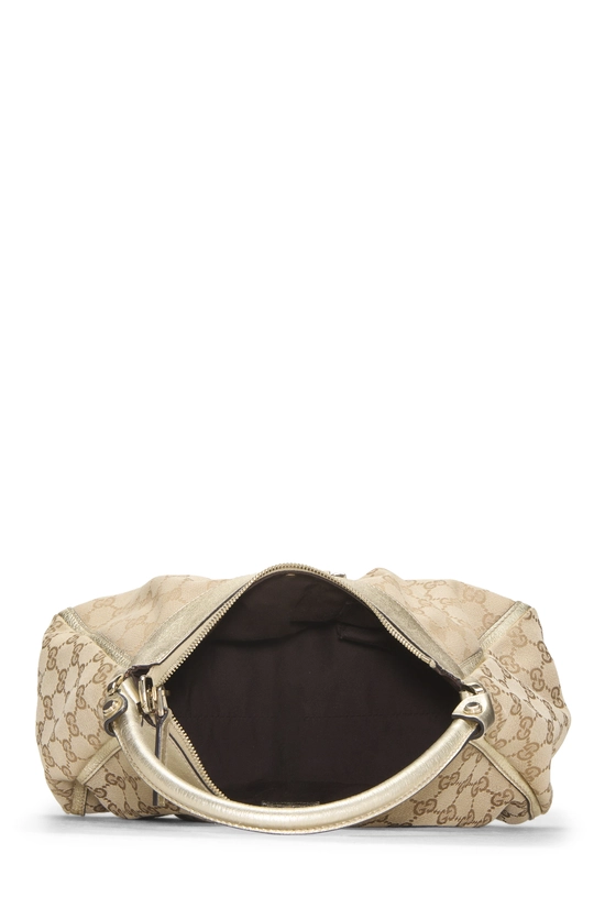Gold Original GG Canvas D-Ring Abbey Shoulder Bag Small, , large image number 5