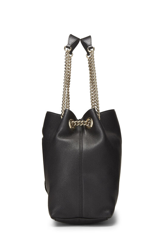 Black Leather Soho Chain Tote, , large image number 2
