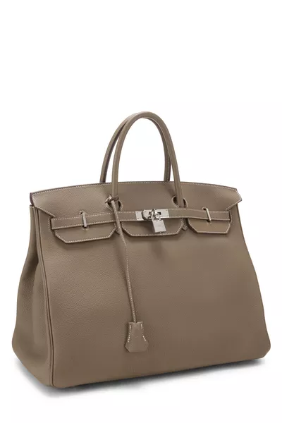 Etoupe Togo Birkin 40, , large