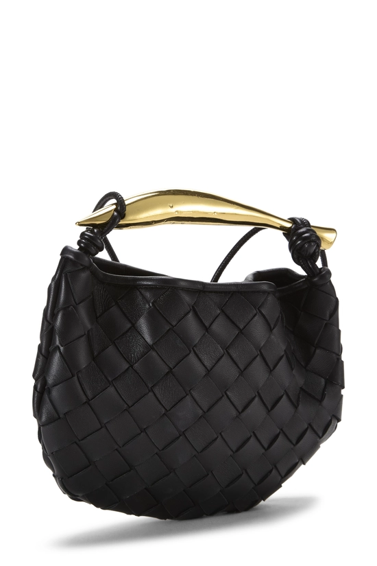Black Intrecciato Sardine Bag Mini, , large image number 1
