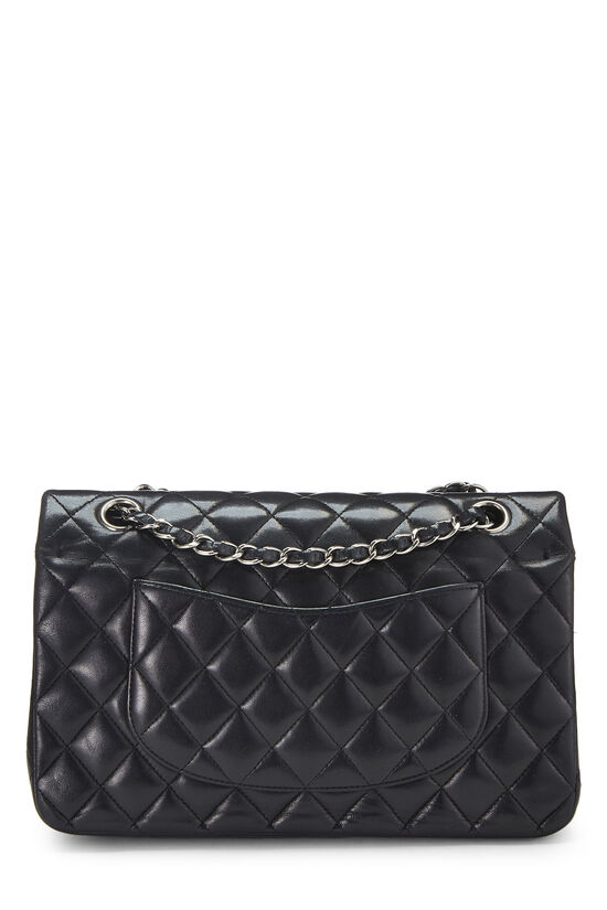 Black Quilted Lambskin Classic Double Flap Medium, , large image number 5