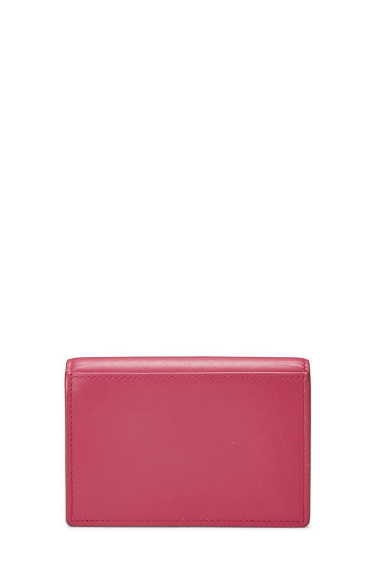 Pink Leather Cardholder, , large image number 2