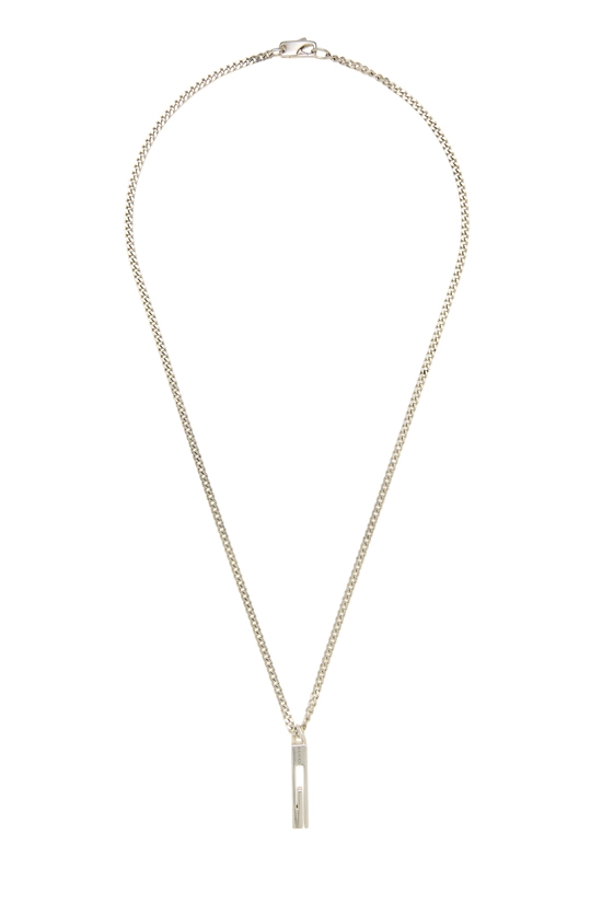 Silver 'G' Necklace, , large image number 0
