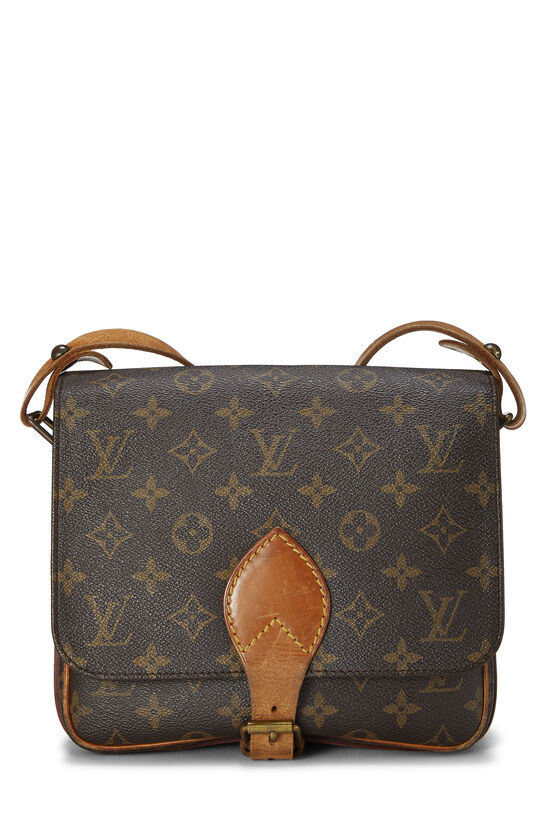 Shop for Louis Vuitton Monogram Canvas Leather Cartouchiere MM Bag -  Shipped from USA