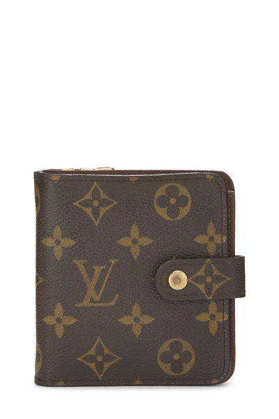 Monogram Canvas Compact Zip Wallet