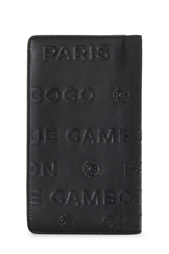 Black Leather 31 Rue Cambon Wallet , , large image number 2