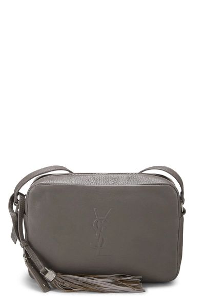 Grey Calfskin Lou Camera Bag