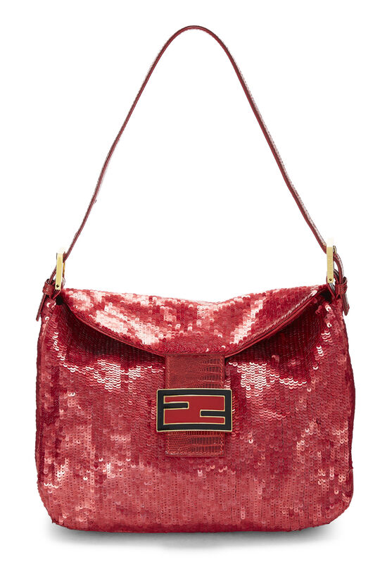 Fendi, Bags, Vintage Pink Sequin Fendi Shoulder Bag