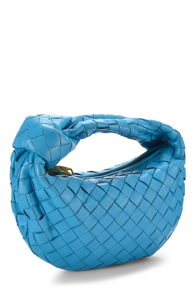 Bottega Veneta Blue Intrecciato Leather Jodie Mini — photo 2