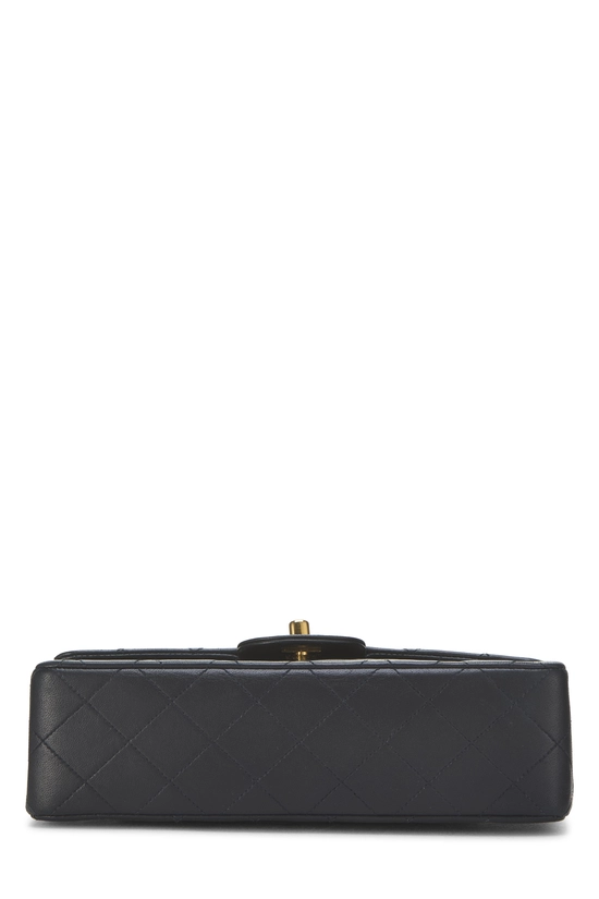 Navy Quilted Lambskin Classic Double Flap Small, , large image number 4