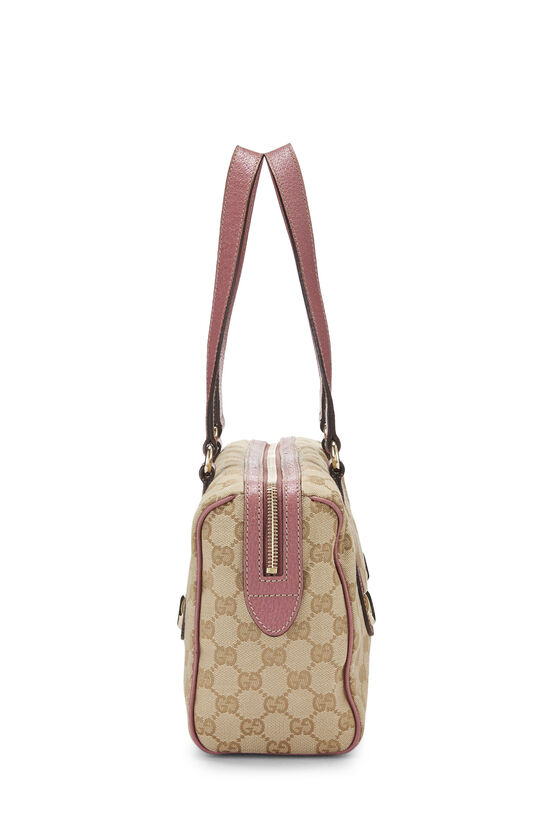 Pink Original GG Canvas Charmy Boston Small, , large image number 2