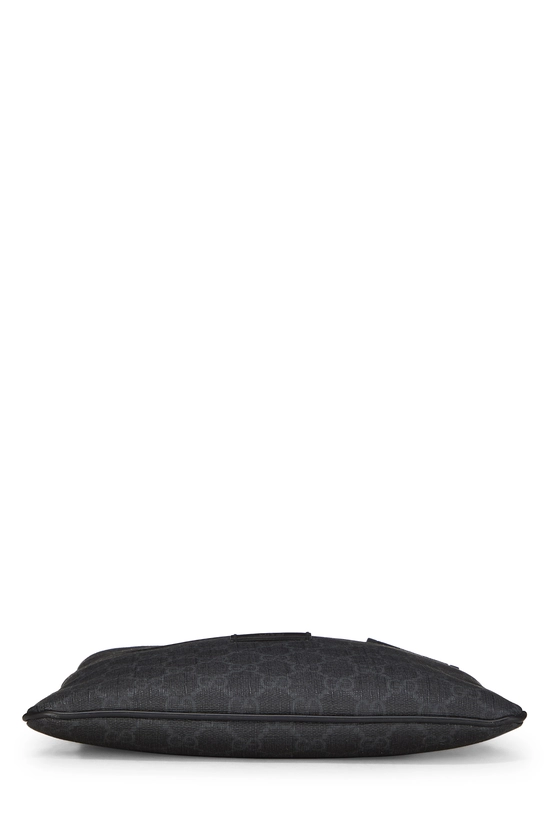 Black GG Supreme Canvas Flat Messenger Small, , large image number 4