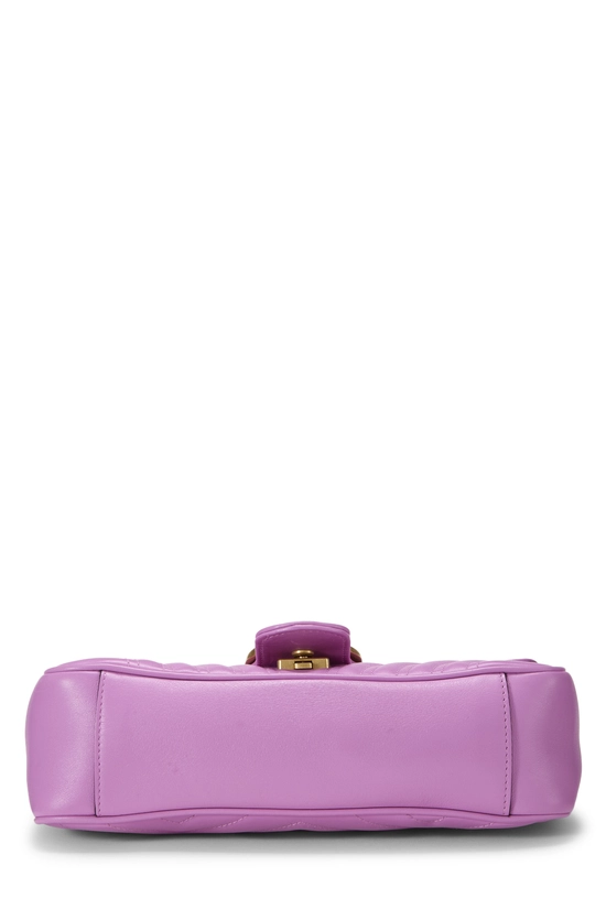 Pink Leather GG Marmont Shoulder Bag Small, , large image number 4