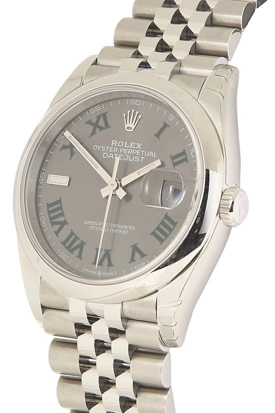 Wimbledon Stainless Steel  Datejust 126200 36mm, , large image number 1