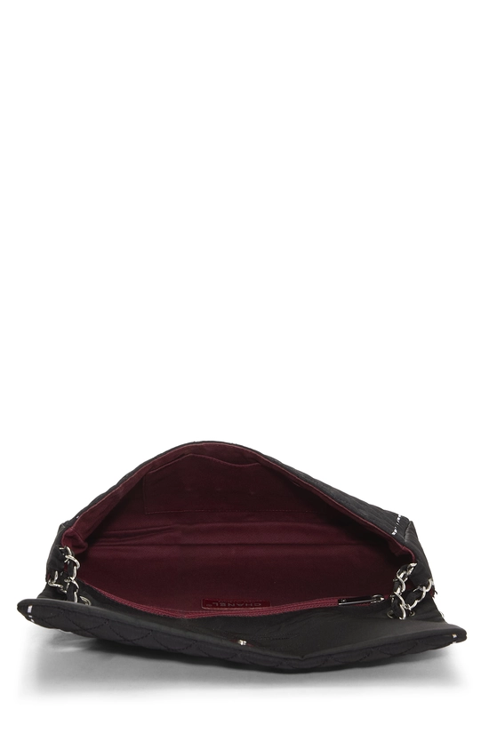 Black Nylon Logo Half Flap Maxi, , large image number 5