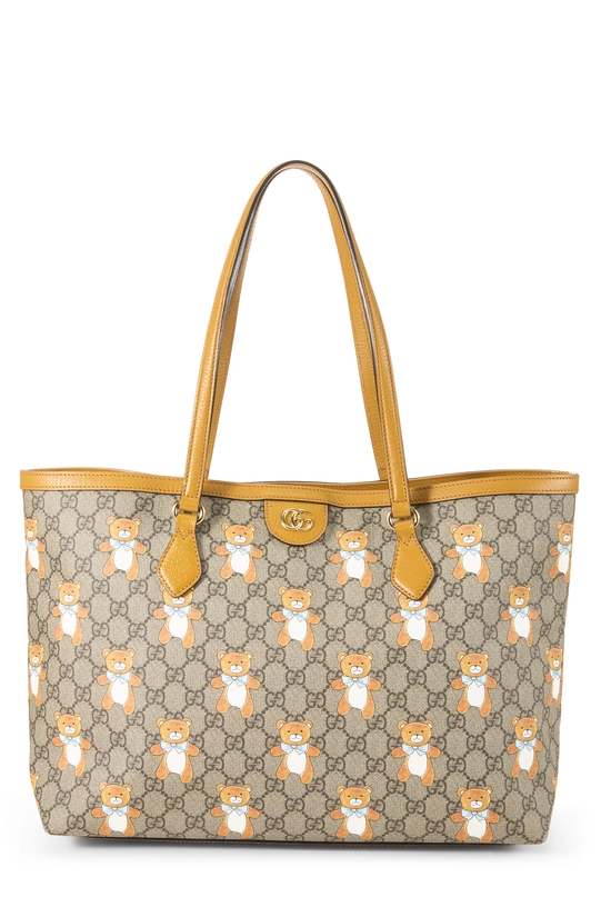EXO KAI x Gucci Brown GG Supreme Tote Medium, , large image number 0