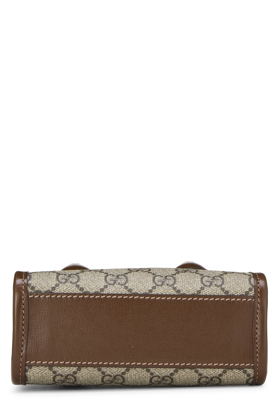 Brown GG Supreme Canvas Interlocking G Tote Mini, , large image number 4