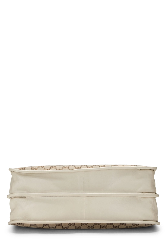 White Original GG Canvas 1955 Horsebit Tote, , large image number 4