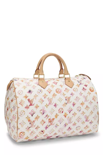 Richard Prince x Louis Vuitton Monogram Watercolor Speedy 35, , large