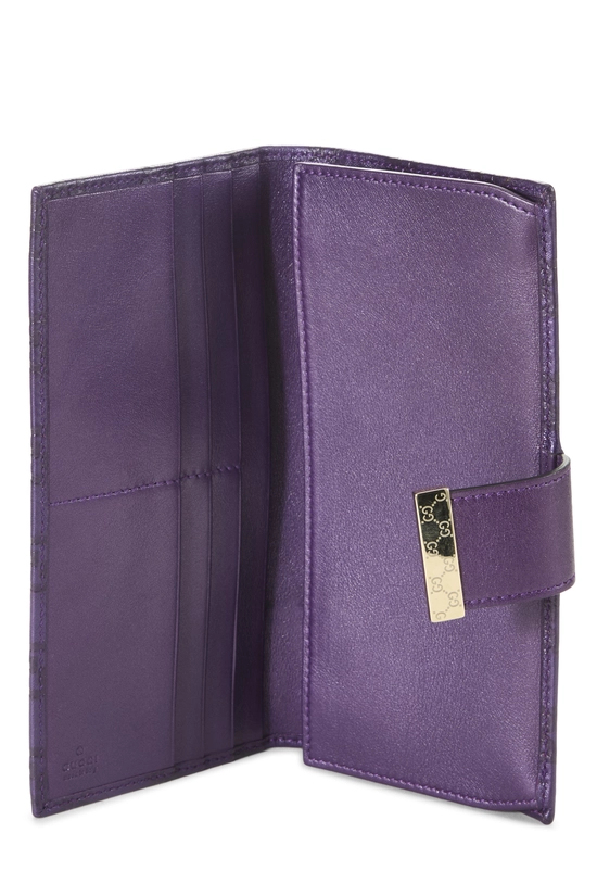 Purple Guccissima Continental Wallet, , large image number 3