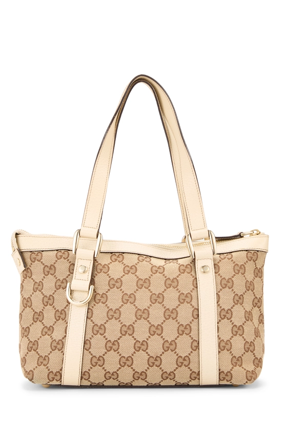 Original GG Canvas Abbey Zip Tote Small, , large image number 3