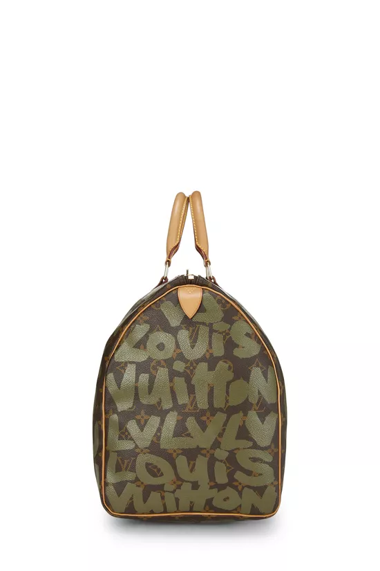 Pre-Owned Stephen Sprouse x Louis Vuitton Green Monogram Graffiti