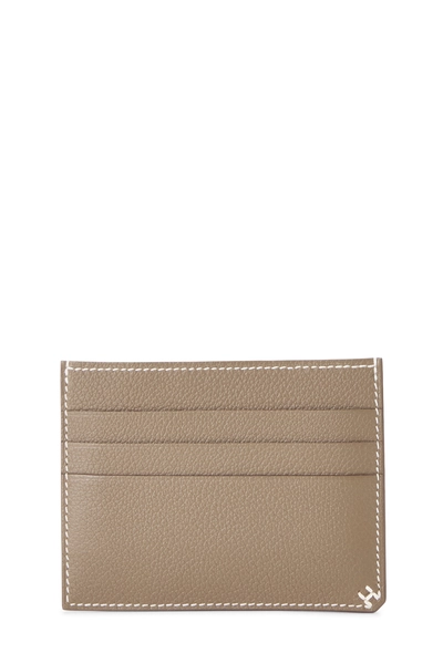 Etoupe Evercolor H Sellier Card Holder