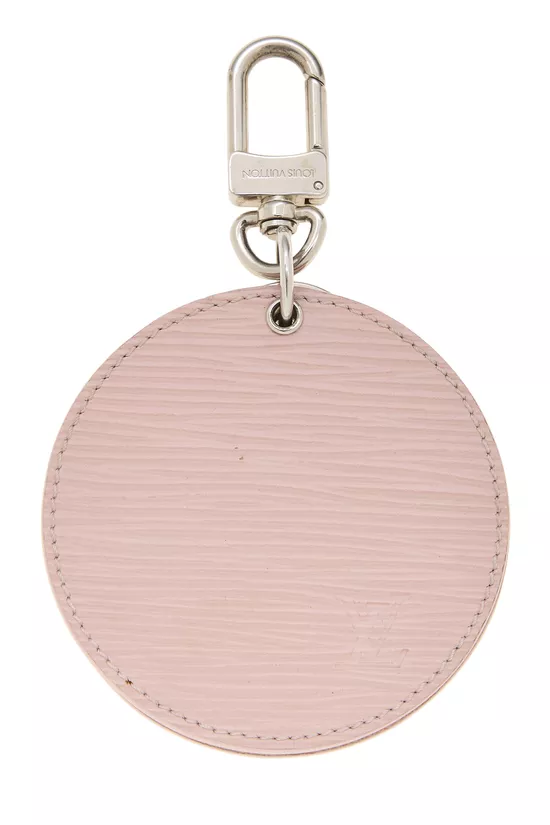 Pink Epi Mirror Bag Charm, , large image number 0