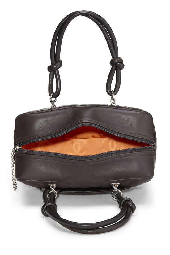 Brown Calfskin Cambon Handbag Small, , large image number 5