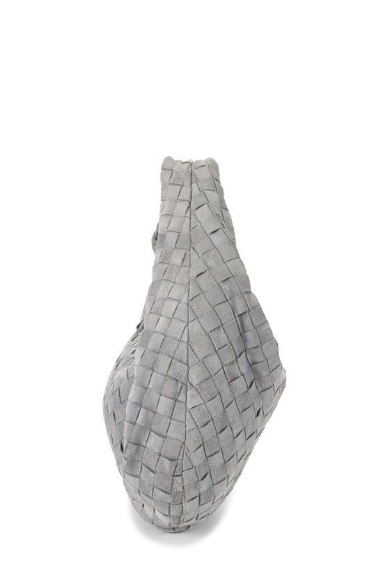 Grey Intrecciato Suede Teen Jodie, , large image number 2