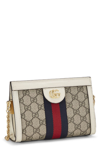 Original GG Supreme Canvas Ophidia Shoulder Bag Mini, , large