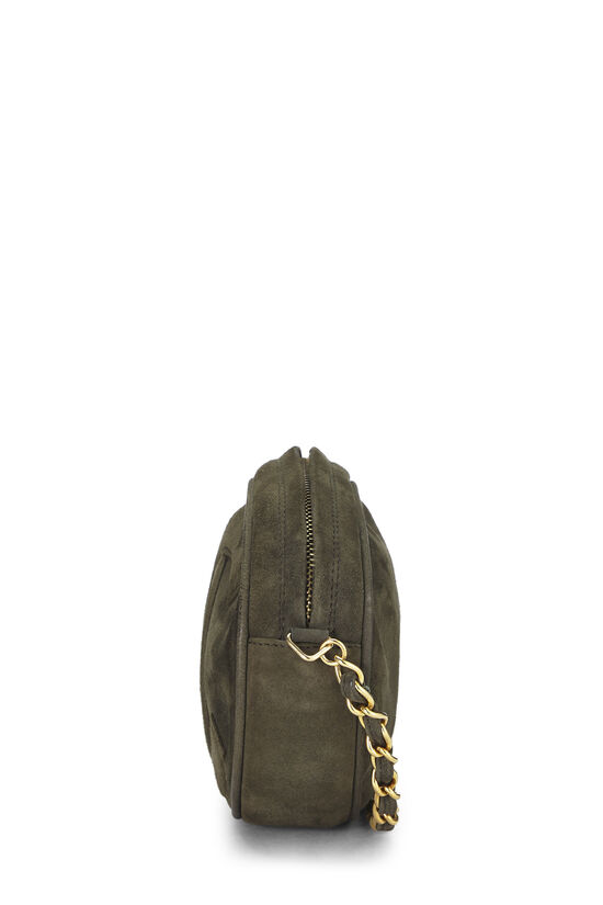 Green Suede 'CC' Oval Bag Mini, , large image number 2