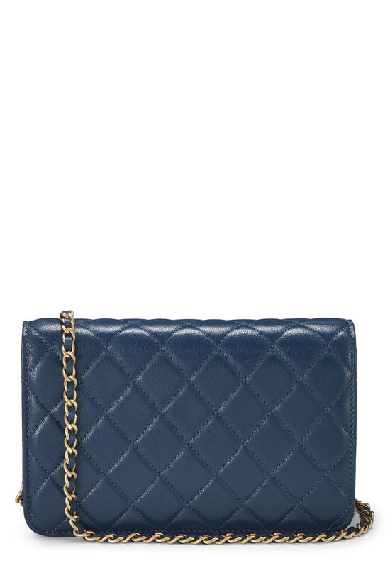 Navy Calfskin Wallet on Chain (WOC), , large image number 3